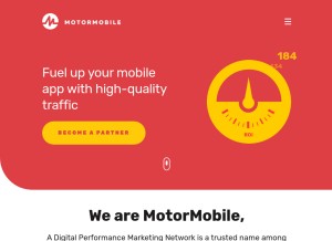 How motormobile.com looks like on a tablet such as an iPad.