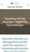 How mountainaltruists.com looks like on a mobile device such as an iPhone.