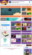How mousecity.com looks like on a mobile device such as an iPhone.
