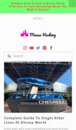 How mousehacking.com looks like on a mobile device such as an iPhone.