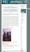 How movie-blog.org looks like on a mobile device such as an iPhone.