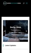 How moviequotesandmore.com looks like on a mobile device such as an iPhone.