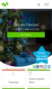 How movistar.cr looks like on a mobile device such as an iPhone.