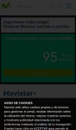 How movistarplus.es looks like on a mobile device such as an iPhone.