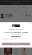 How moxiedistrict31houston.com looks like on a mobile device such as an iPhone.