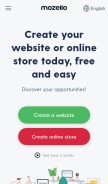 How mozello.com looks like on a mobile device such as an iPhone.