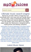 How mp3-juices.ws looks like on a mobile device such as an iPhone.