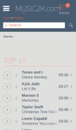 How mp3co.biz looks like on a mobile device such as an iPhone.