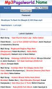 How mp3pagalworld.org looks like on a mobile device such as an iPhone.