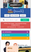 How mp3pk.com looks like on a mobile device such as an iPhone.