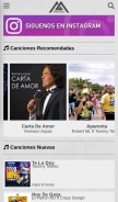How mp3teca.com looks like on a mobile device such as an iPhone.