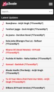 How mp3wale.org looks like on a mobile device such as an iPhone.