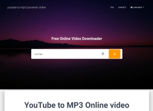 How mp3ytb.cc looks like on a tablet such as an iPad.