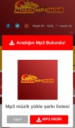 How mp3yukleindir.com looks like on a mobile device such as an iPhone.