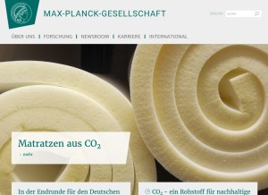 How mpg.de looks like on a tablet such as an iPad.