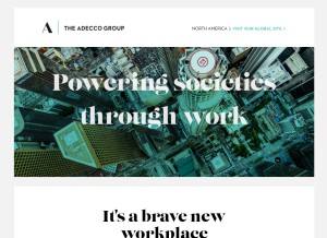 How mpsgroup.com looks like on a tablet such as an iPad.