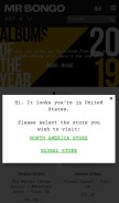 How mrbongo.com looks like on a mobile device such as an iPhone.