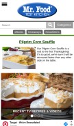 How mrfood.com looks like on a mobile device such as an iPhone.