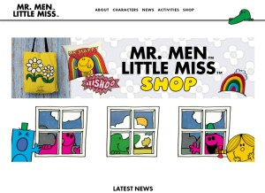 How mrmen.com looks like on a tablet such as an iPad.