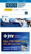 How mrs.org looks like on a mobile device such as an iPhone.