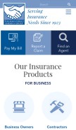 How msagroup.com looks like on a mobile device such as an iPhone.