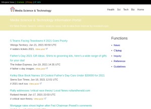 How mscitech.com looks like on a tablet such as an iPad.