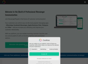 How msgp.pl looks like on a tablet such as an iPad.