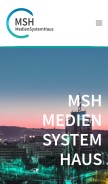 How msh.de looks like on a mobile device such as an iPhone.