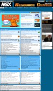 How msx.org looks like on a mobile device such as an iPhone.