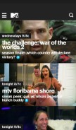 How mtv.com looks like on a mobile device such as an iPhone.