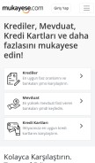 How mukayese.com looks like on a mobile device such as an iPhone.
