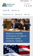 How multco.us looks like on a mobile device such as an iPhone.