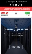 How multilinkeng.com looks like on a mobile device such as an iPhone.