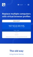 How multiloginapp.com looks like on a mobile device such as an iPhone.