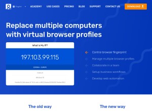 How multiloginapp.com looks like on a tablet such as an iPad.