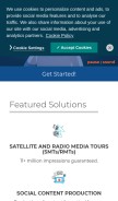How multivu.com looks like on a mobile device such as an iPhone.