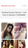 How mumbaihotgirls.com looks like on a mobile device such as an iPhone.