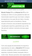 How mundofutebol.top looks like on a mobile device such as an iPhone.