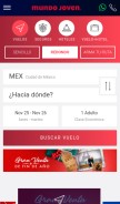 How mundojoven.com looks like on a mobile device such as an iPhone.