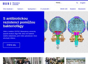 How muni.cz looks like on a tablet such as an iPad.