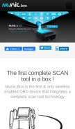 How munic.io looks like on a mobile device such as an iPhone.