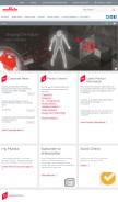 How murata.com looks like on a mobile device such as an iPhone.