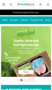 How musclefood.com looks like on a mobile device such as an iPhone.