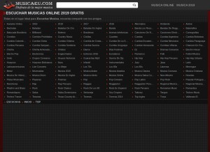 How musicaeu.com looks like on a tablet such as an iPad.