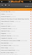 How musicafm.club looks like on a mobile device such as an iPhone.