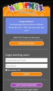 How musicplayonline.com looks like on a mobile device such as an iPhone.