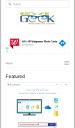 How mustbegeek.com looks like on a mobile device such as an iPhone.