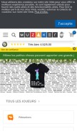How muziker.fr looks like on a mobile device such as an iPhone.