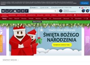 How muziker.pl looks like on a tablet such as an iPad.