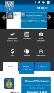 How mvctc.com looks like on a mobile device such as an iPhone.